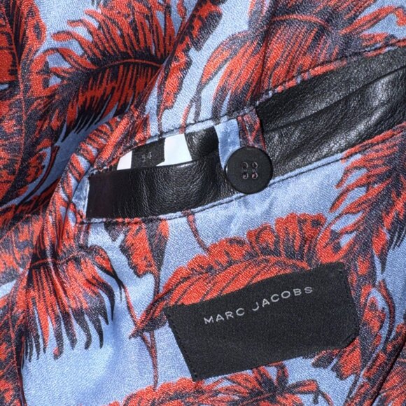 size:54 or L🔥Marc Jacobs men's soft and light Leather Jacket - Picture 8 of 9